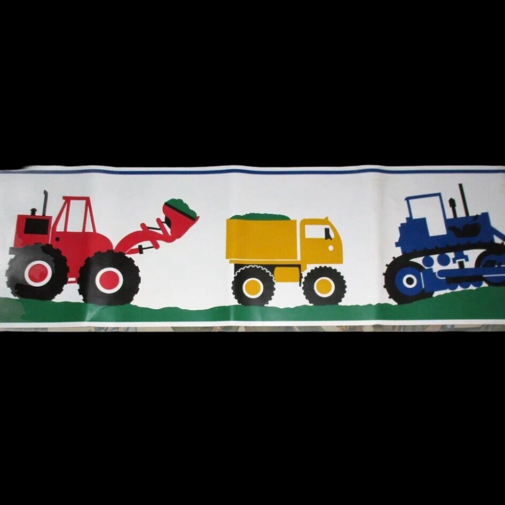 30 yds Tractor Dump Truck Bulldozer Wall Border